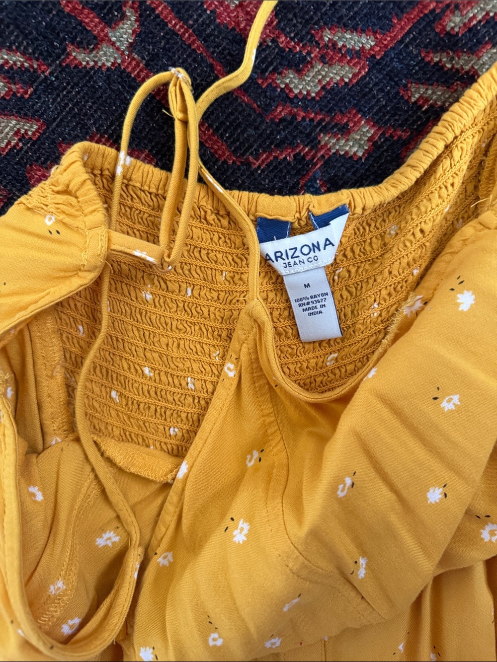 Arizona Jean Company Yellow Spaghetti-Strap Maxi Dress - Picture 2 of 2